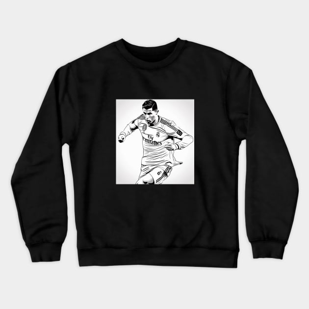 Cristiano Ronaldo CR7 Madrid Gift Art Crewneck Sweatshirt by The GOAT Store